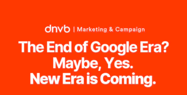 the end of google era