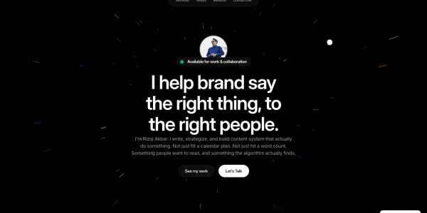 Collaboration Page with Framer