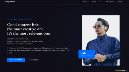 Content Strategist Portfolio
