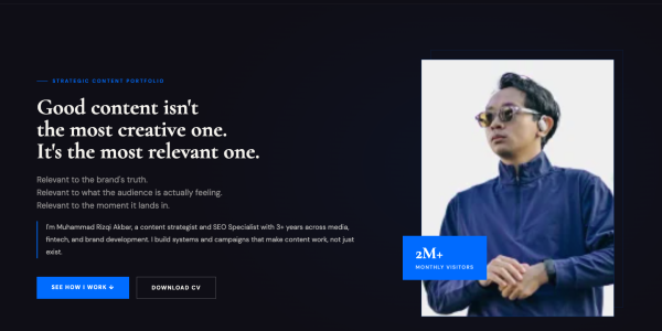 Content Strategist Portfolio